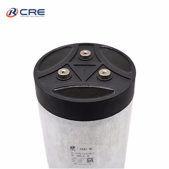 Однофазный полипропиленовый пленочный конденсатор переменного тока с цилиндрическим алюминиевым корпусом