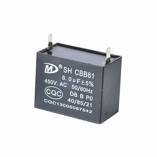 Cbb61 450V 2.5UF Полипропиленовый пленочный конденсатор Конденсаторы вентилятора